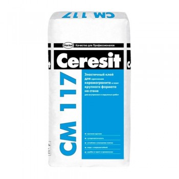 Клей для натурального и искусственного камня CERESIT CM-117 (25 кг)