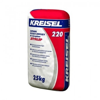 Клей для пенопласта Kreisel 220 (Крейзель) (армирование) (25 кг)